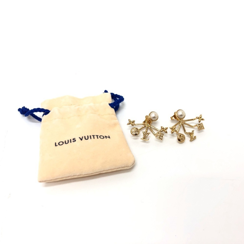 LOUIS VUITTON White Pearl Earrings - Picture 9 of 9